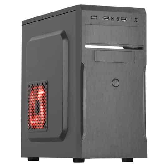 (image for) CiT MX-A05 All Black Micro ATX Case